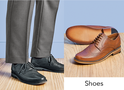 Pegasus Wide Fit Leather Brogue - MJ947